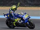 Valentino Rossi v kvalifikaci na Velkou cenu Thajska.