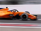 Fernando Alonso ze stáje McLaren pi tréninku na VC Japonska