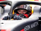 Max Verstappen ze stáje Red Bull ped tréninkem na VC Japonska