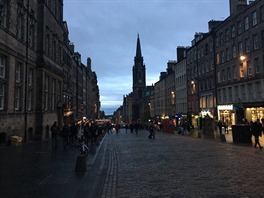 Ulice Královská míle v Edinburghu