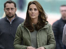 Vévodkyn Kate Middleton (Paddington Recreation Ground, Londýn, 2. íjna 2018)