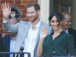 Princ Harry s vévodkyn Meghan (Chichester, 3. íjna 2018)