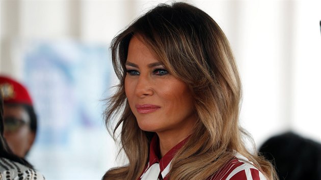 Prvn dma Spojench stt Melania Trumpov na nvtv Ghany (2. jna 2018)