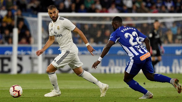 tonk Realu Madrid Karim Benzema unik Mubaraku Wakasovi z Alavsi.