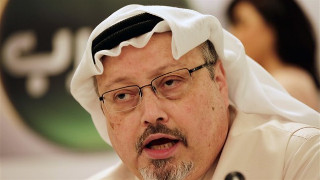 Saúdskoarabský novinář Džamál Chášukdží (1. února 2015)