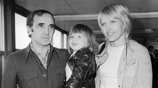 Charles Aznavour s rodinou