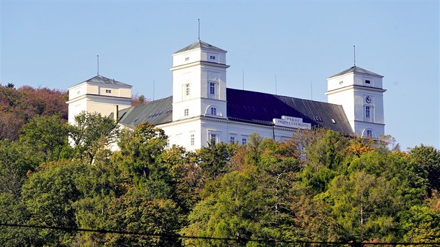 Dnešní podoba zámku v Račicích, v němž se v roce 1938 usadil hlavní štáb československé armády.