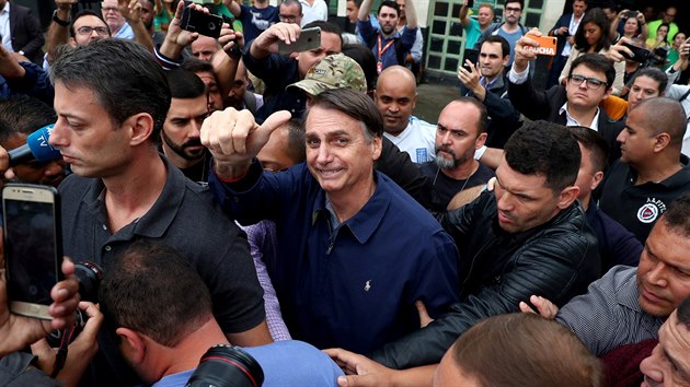 Brazilsk prezidentsk volby ovldl pravik Jair Bolsonaro