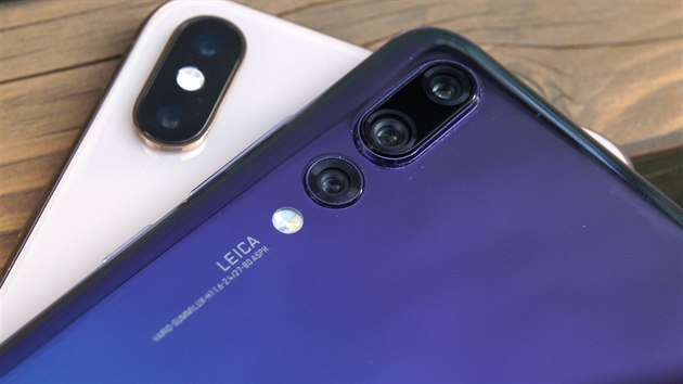 Huawei P20 Pro a Apple iPhone XS Max