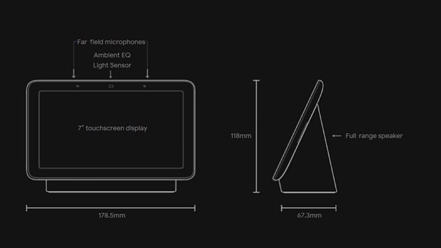 Nov chytr displej Google Home Hub v slech