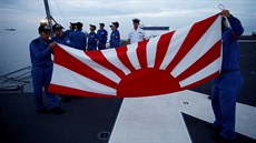 Vlajka japonského námonictva (22. záí 2018)