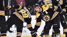 DV HLAVNÍ HVZDY. Patrice Bergeron a David Pastrák z Bostonu nejvíce pispli...