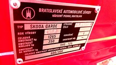 První koda Garde vyrobená v Bratislavských automobilových závodech
