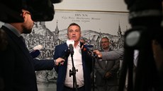 Stávající brněnský primátor Petr Vokřál reaguje na vznik čtyřkoalice, která...