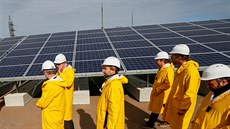 Solární panely v Černobylu