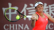 Aliaksandra Sasnoviová na turnaji v Pekingu