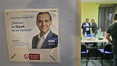 Volební táb plzeské ODS. (6. 10. 2018)