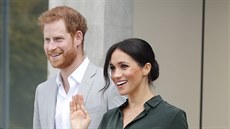 Princ Harry a vévodkyn Meghan (Chichester, 3. íjna 2018)