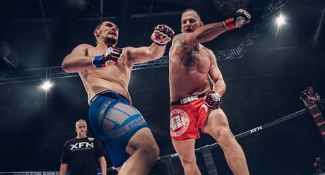 Petr Ondru bojuje pod XFN bojovho sportu MMA s Jusufem Hajroviem.