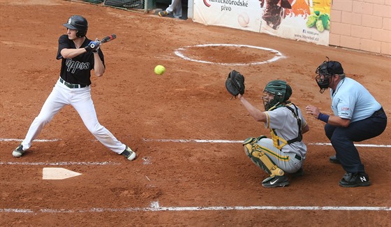 Finále softbalové extraligy. Hroi Havlíkv Brod vs. Tempo Praha.