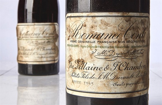 Romanée Conti 1945, Côte de Nuits, Grand Cru (588 tisíc amerických dolar)