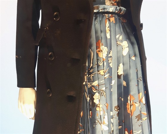 Plisovaná sukně, podzim 2018