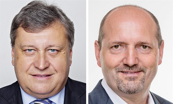 Volii poslali do Senátu za obvod Domalicka Vladislava Vilímce (vlevo) a Pavla...