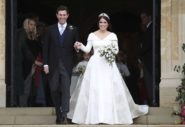 Jack Brooksbank a princezna Eugenie se vzali 12. jna 2018.