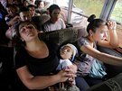 Karavana honduraských uprchlík je na cest do Spojených stát. Lidé nejastji...