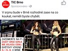 Reklama TIC Brno vyuívá princip sex sells. Kandidát na anticenu Sexistické...