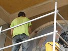Restaurtoi sejmuli mozaiku z budovy libereck univerzity, po oprav se...