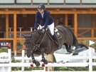 Anna Kellnerová pi jezdeckých závodech na Farm Ptýrov (12. ervence 2015)