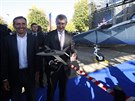 Premiér Andrej Babi na pedstavení nového letounu Aera Vodochody.