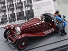 Nov vstava v muzeu autek v Psece nedaleko Jihlavy. Toto je Alfa Romeo...