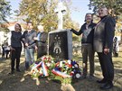 Odhalení pomníku napoleonskému generálu Jeanu Boudetovi v Moravských...
