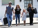 Herečka Amy Adamsová s manželem Darrenem Le Gallo a dcerou Avianou (Beverly...