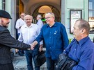 Jednání o budoucí hradecké koalici mezi ANO a ODS. Vpravo možný budoucí...