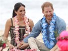 Princ Harry a vévodkyn Meghan na Bondi Beach (Sydney, 19. íjna 2018)