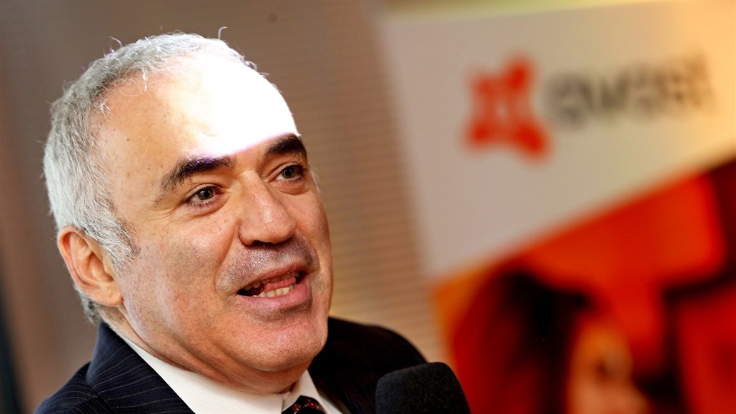 Ruský achový velmistr Garri Kasparov