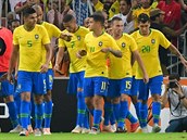 Brazilt fotbalist slav gl Mirandy, kter rozhodl o jejich vhe nad...
