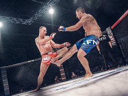 Petr Ondru bojuje pod XFN bojovho sportu MMA s Jusufem Hajroviem.