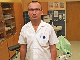 Ukrajinsk gynekolog Vitalij Smetanskyi pracuje ve Slezsk nemocnici v Opav.