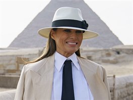 Melania Trumpová na návtv Egypta (6. íjna 2018)
