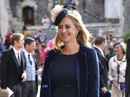 Dcera miliardáe Richarda Bransona Holly Bransonová na svatb princezny Eugenie...