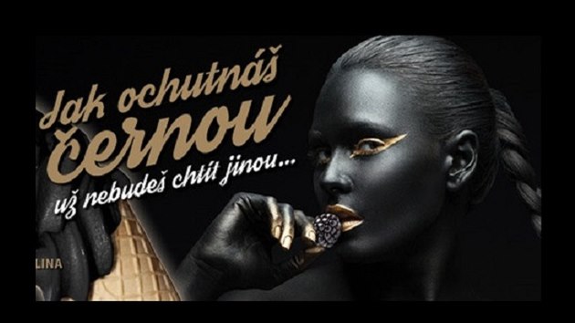 Reklama na zmrzlinu v soutěži Sexistické prasátečko 2018.