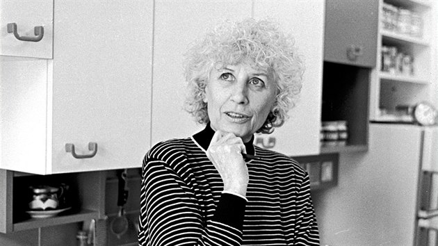 Olga Havlová v květnu 1991