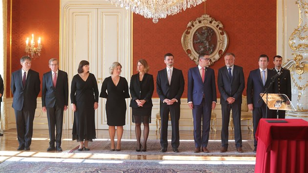 Prezident Miloš Zeman jmenoval Tomáše Petříčka ministrem zahraničních věcí (16. října 2018)