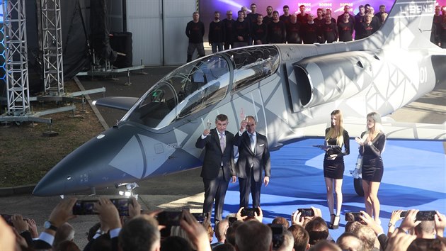 Nová stíhačka L-39NG na oficiálním představení Aera Vodochody