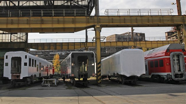 Vagóny se v Ostravě vyrábějí od roku 2001.