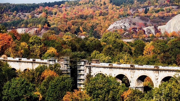 Od z probhaj na dvojici viadukt Praskho Semmeringu opravy. (11.10.2018) (11.10.2018)